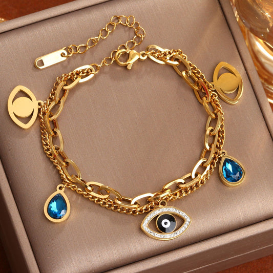 The Legend Angel Eye Hand Chain Bracelet