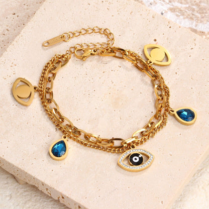 The Legend Angel Eye Hand Chain Bracelet