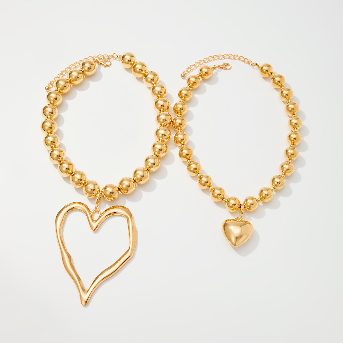 European Fashion Love Pendant Necklace | Exaggerated Design