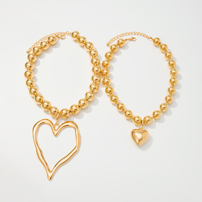 European Fashion Love Pendant Necklace | Exaggerated Design