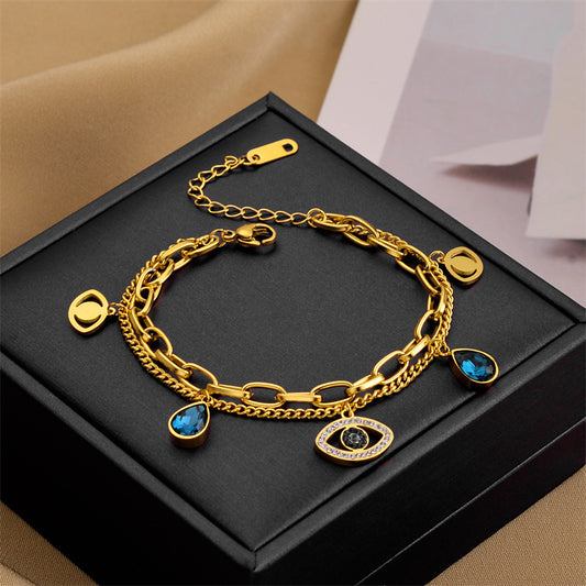 The Legend Angel Eye Hand Chain Bracelet